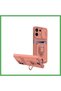 Redmi Note 13 4g Compatible Case Zuma Silicone with Business Card Holder and Ring - Pink Bezoss