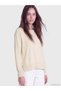 Peak New Season Beige Crew Neck Women's Tunic