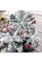 18cm/7in Christmas Snowflake Ornaments Glitter Snow Flakes Hanging Ornaments for Winter Christmas Tree Decorations, Craft Snowflakes for Holiday New Year Party Decor - 5