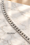 Steel Italian Ezme Gourmet Necklace 4 mm Silver Color |   Anti-Tarnish, Male, 2 Years Warranty - 5