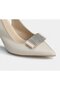 Beige Women's Shoes - 5