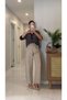Vinda Stone High Balloon Cut Pants - 8