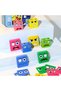 Wooden Face Changing Cube Game, Expression Matching Puzzle Building Blocks, 72 Pattern Cards, Educat - 5