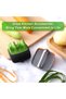 4 Pack Finger Peeler Vegetable Fruit Potato Kitchen,Assorted Colors - 6