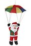 Christmas Decorations, Hanging Parachute Santa Claus Pendant Parachute Snowman Doll Figurine, Novelty Ornaments for Office Porch Window Stairway Decor