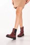 Genuine Leather Light Sole Daily Comfortable Boots Anl.2798 Claret Red - 6