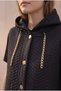 Hooded Quilted Long Vest - 4