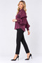Chiffon Blouse with Flounce Sleeve Detail - 3
