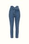 Detail Blue Washed Carrot Pants