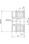 Freewheel system, generator 588008 - 3