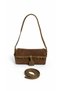 Valentina Genuine Leather Suede Bag Mink - 6