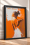 Bella Donna Written Abstract Woman Figure Framed Painting Italy Poster Wall Decor Itp056 - 2