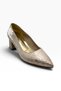 C-Shoes Lh1000-26 Silvery Mirrored Thick Heeled Women's Shoes (6cm) 41-42