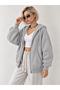 Women's 2-Pack Loose Sleeve Oversize Hooded Full Zipper Pocket Casual Cotton Cardigan - 6