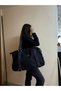 Nas bag black large size shoulder bag - 2
