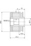Freewheel system, generator 588025 - 3