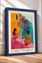 Il Dolce Far Niente and Two Women on the Shore Framed Painting Italy Poster Wall Decor Itp059 - 2