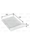 Filter, passenger compartment air 715751