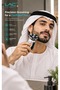 Multi Function Rotary Shaver Kit, 5 Floating Heads Bald Head Shaver, USB Rechargeable Electric Razor with Guide Combs, Oil and Cleaning Brush for Men Beard Care - 4