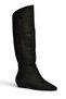 Z404202702 Black Suede Classic Women's Boots. - 8