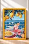 Under the Lemons Spaghetti and Cocktail Framed Painting Italy Poster Living Room Kitchen Wall Decor Itp081 - 3