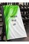 Never Give up Printed Sports Fitness Towel 50X100 cm High Sweat Absorbent Quick Drying Sports Athlete Towel Fitness Training Gym Boxing