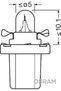 Bulb, dashboard lights 2722MF - 2