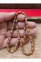 Salih Master Made Oil-Like Polished Magnificent Color 6X10Mm Capsule Cut Crimped Amber Prayer Beads with Ring Model - 3