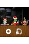 3 Pcs Christmas Fence Peekers with LED String Lights, Christmas Yard Decoration Boards Outdoor Light Up, Battery Operated Christmas Decor for Tree Topper Fence Yard Garden Lawn - 2