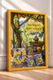 Dear Italy, Lemon-Patterned Porcelain Plates, Framed Painting, Italy Poster, Wall Decor, Itp087. - 2