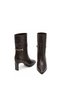 Genuine Leather Heeled Women's Boots 165 Brown - 6