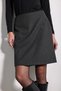 Anvelop Cut Mini Skirt - Anthracite - 2