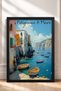 Polignano a Mare Written Town and Sandals Framed Painting Italy Poster Wall Decor Itp076 - 3