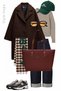 Burgundy/Dark Cherry Zippered Large Capacity Water-Resistant Shopper Bag 217 - 3