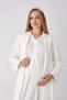 Maternity Nightgown and Dressing Gown Set, Set of 2, Lace on the Shoulder, Buttoned, Textured for Breastfeeding - 2
