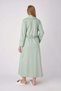 Maternity Nightgown and Dressing Gown Set of 2 Lace V-Neck Buttoned Breastfeeding Combed Cotton - 3
