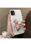 iPhone 12/12 Pro Compatible Case with Rose and Lettering Design, Protective, for Everyday Use.