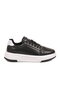 Lace-Up, Thick-Soled, Black and White Women's Casual Walking Shoes, Sneakers, Code 419. - 2