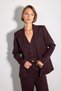Vest Blazer Jacket - Burgundy