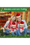 Christmas Hat, LED Santa Hat, Red Plush Side Luminous Santa Hat with Cuddly Soft Bobble Adult Santa Hats for Christmas, New Year, Holiday Party - 7