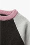 Pink Sona Color Block Half Sleeve Sweater - 3