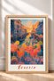 Venice Written on Canal Cocktail Glasses Framed Painting Italy Poster Wall Decor Itp074 - 3