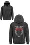 Yikamali Acidwash Tribal Gothic Printed 3-Yarn Thick Sweat Fleece - 2