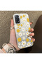 غطاء هاتف Redmi Note 11 Pro متوافق مع شبكات الجيل الرابع والخامس، بتصميم زهرة الأقحوان، متين، وجذاب.