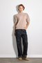 Hayalperest Collection High Collar Openwork Viscose Knitwear Blouse - Stone - 6