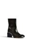 Z920234060 Black Rustic Thick-Heeled Women's Boots - 6