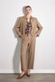 Collared Cashmere Jacket - Beige - 2