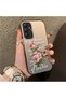 Samsung Galaxy A34 Compatible Case with Rose and Lettering Design, Protective, for Everyday Use.