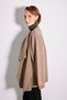 Shawl Detailed Knitwear Jacket - Mink - 6