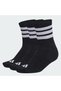 3 STRIPES CUSHIONED SPORTSWEAR MID CUT SOCKS 3 PAIR PACK - 3
